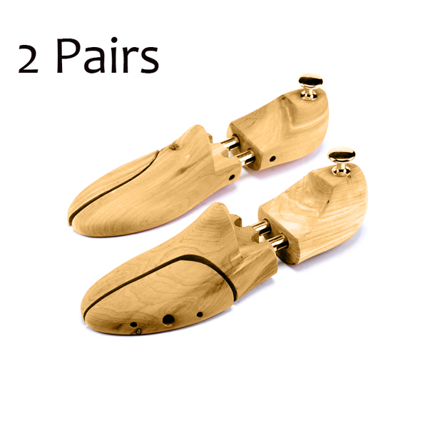 松木可调节鞋撑适合43-44码鞋子 （2双）-1