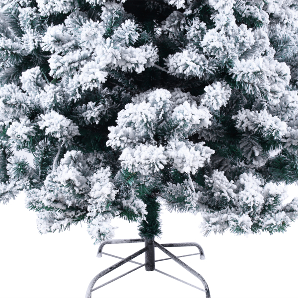 绿色植绒 6ft 550灯 暖色8模式 928枝头 自动树结构 PVC材质 圣诞树 美规 N101 美国-7