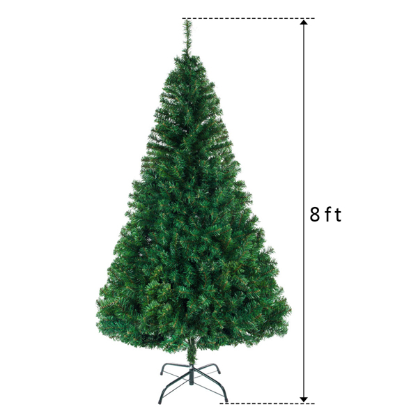 绿色 8ft 1138枝头 PVC材质 圣诞树 N101 欧洲-4
