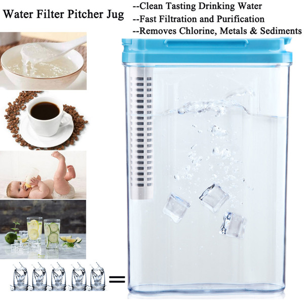 SimPure 饮用水过滤罐3级复合水过滤器蓝色DP01 亚马逊eBay禁售-6