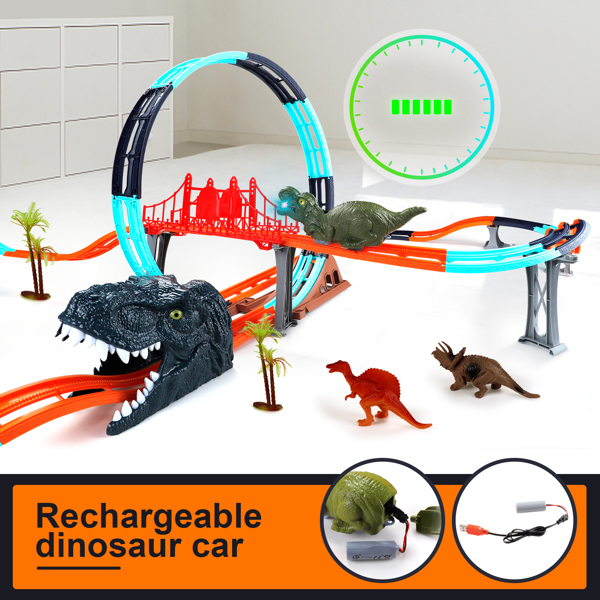 (亚马逊禁售)恐龙轨道玩具-7
