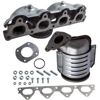 催化转化器 Exhaust Manifold w/ Catalytic Converter for Honda Civic I4 D16Y7 Engine 674439 18160-P2E-A10