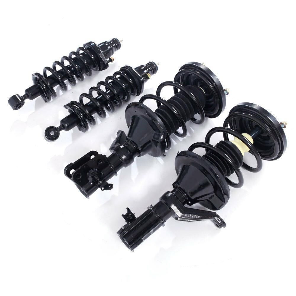 Front&Rear Complete Struts Shocks & Spring Coils w/Mounts For 03-05 Honda Civic