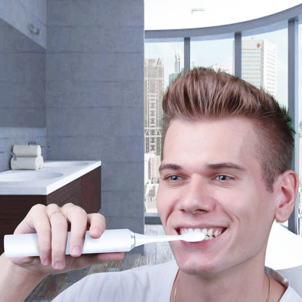 Lächen 电动牙刷声波牙刷双支、2 个旅行盒、5 种模式和 10 个替换刷头-10