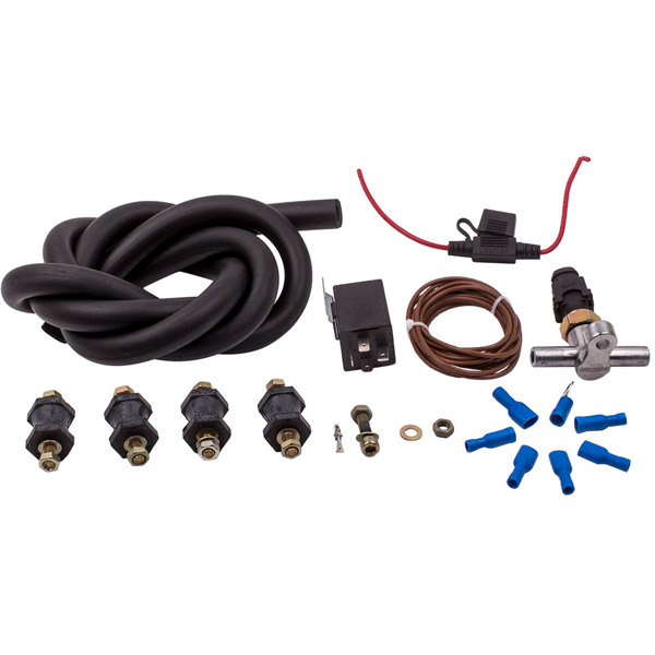 电子真空泵 Electric Vacuum Pump Kit for Brake Booster 12 Volt Pump 18" to 22" With Relay-2