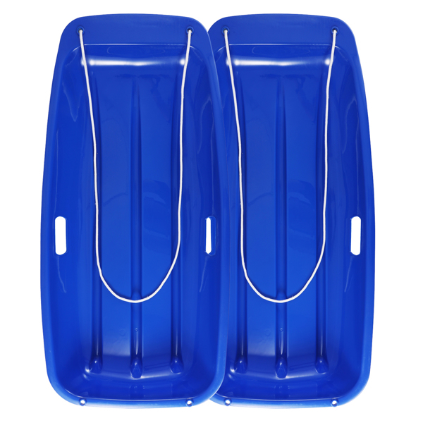 【滑雪用品】2pcs 88*42*11cm 蓝色 滑雪板 塑料 S101-8