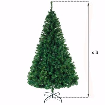 绿色 6ft 1050枝头 PVC材质 圣诞树 N101 美国
