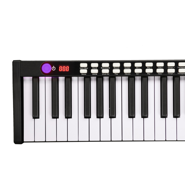 【AM不售卖】Glarry GPP-101 便携式 电钢琴 标准力度 黑色 88键-9