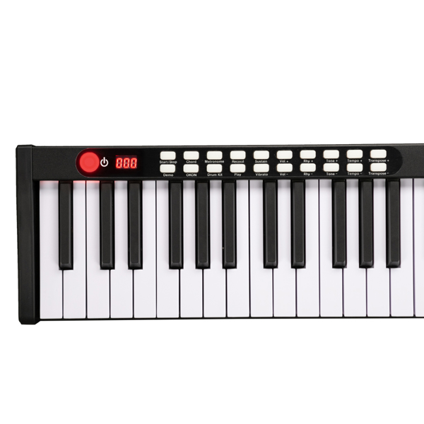 【AM不售卖】Glarry GPP-101 便携式 电钢琴 标准力度 黑色 88键-6