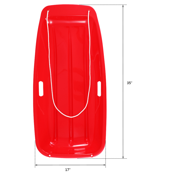 【滑雪用品】2pcs 88*42*11cm 红绿色 滑雪板 塑料 S101-11