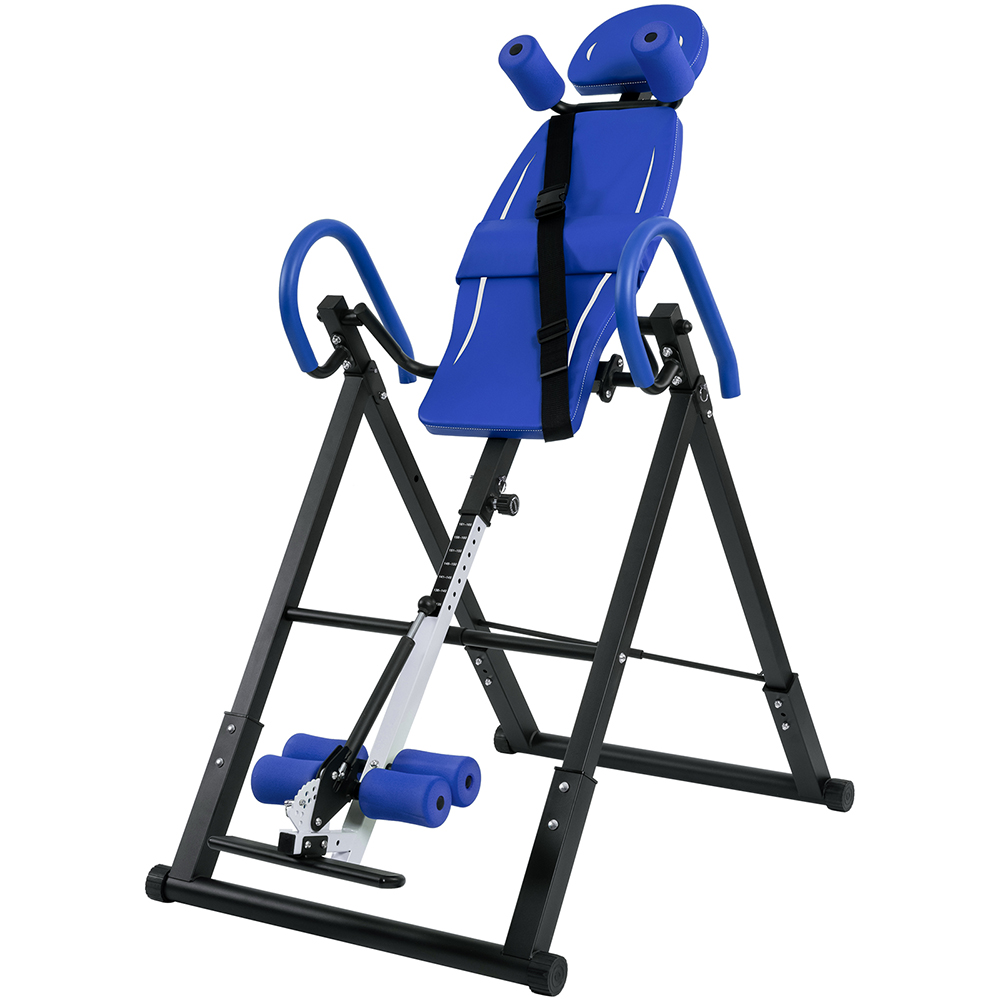 Handstand Machine Fitness Gravity Inversion Bench Blue