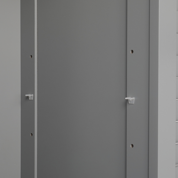 2百页门 密度板喷漆 灰色 浴室立柜 N001-18