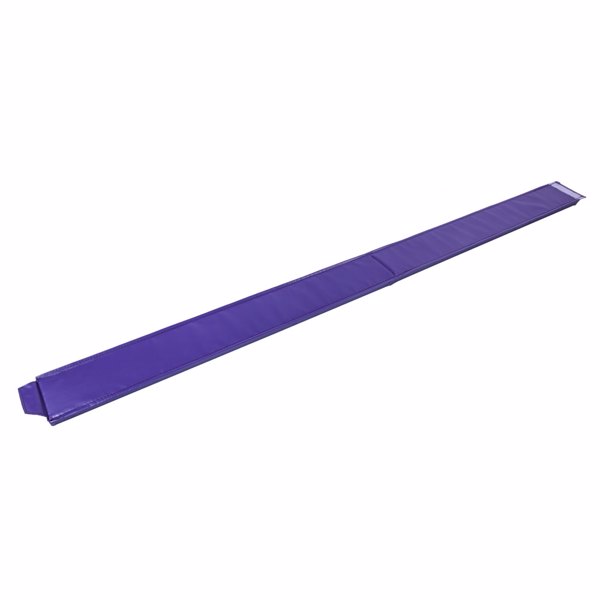 【ZH】8英尺青少年体操训练可折叠平衡木 紫色 普通绒布+PVC-13