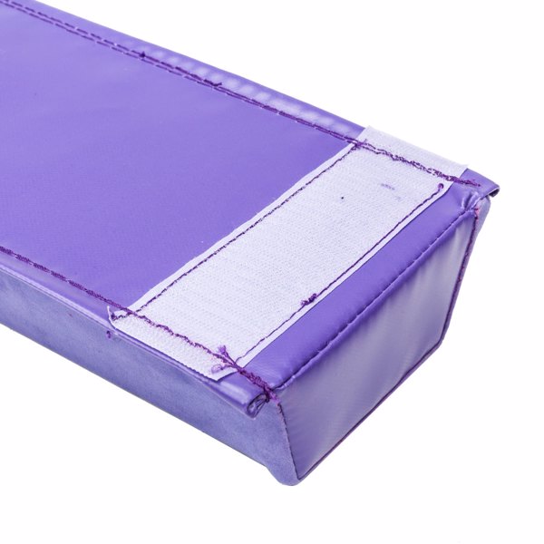 【ZH】8英尺青少年体操训练可折叠平衡木 紫色 普通绒布+PVC-16