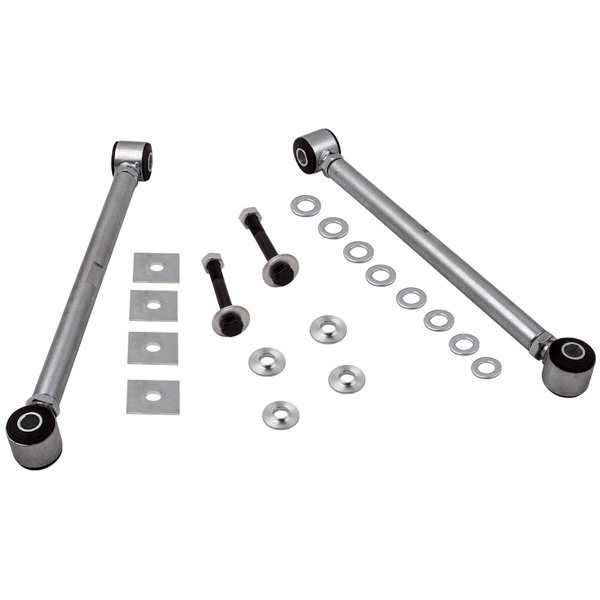 控制臂 Adjustable Rear Strut Rods Bar with rubber Bushings for Chevrolet Corvette 63-79 Set -1