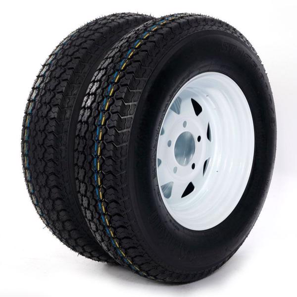 ZY ST175-80D-13-6-5LUG QM188 *2 White RIM 车轮 MP-4