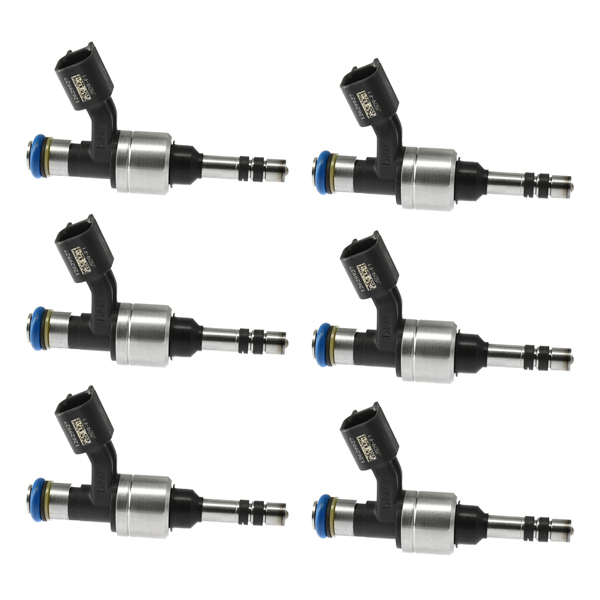 喷油嘴6Pcs Fuel Injectors Nozzle for 2010 Buic-k Allure LaCrosse 10-11 Cadilla-c CTS SRX Chevrole-t G-M-C Terrain 12629927-3