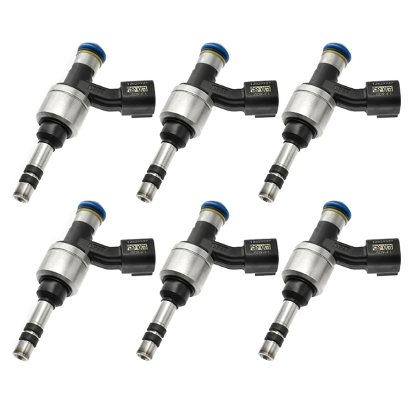 喷油嘴6Pcs Fuel Injectors Nozzle for 2010 Buic-k Allure LaCrosse 10-11 Cadilla-c CTS SRX Chevrole-t G-M-C Terrain 12629927-1