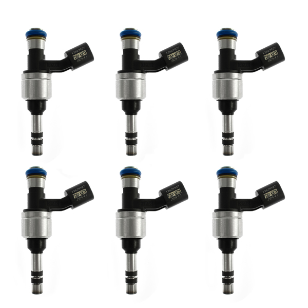 喷油嘴6Pcs Fuel Injectors Nozzle for 2010 Buic-k Allure LaCrosse 10-11 Cadilla-c CTS SRX Chevrole-t G-M-C Terrain 12629927-4