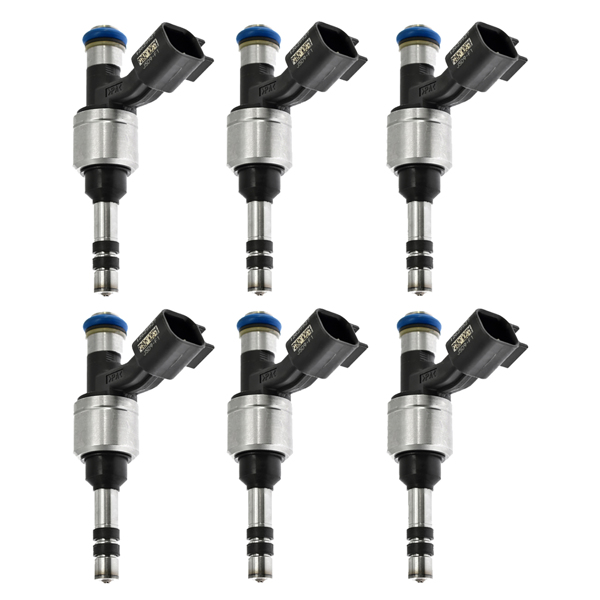 喷油嘴6Pcs Fuel Injectors Nozzle for 2010 Buic-k Allure LaCrosse 10-11 Cadilla-c CTS SRX Chevrole-t G-M-C Terrain 12629927-2