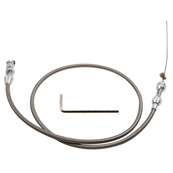 油门拉线Universal 36" Stainless Steel Throttle Gas Cable for LS Engine LS1 4.8 5.3 5.7 6-1