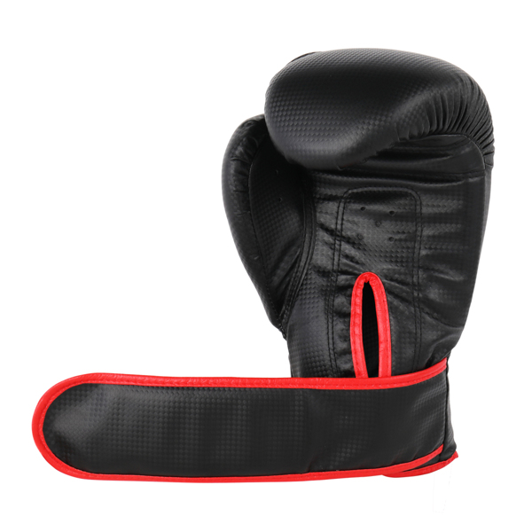 12Oz 黑色 PVC+压缩海绵 拳击手套 搏击训练 N001-11