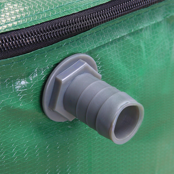 50gal 绿色 PVC 集雨桶 带刻度 N002-9