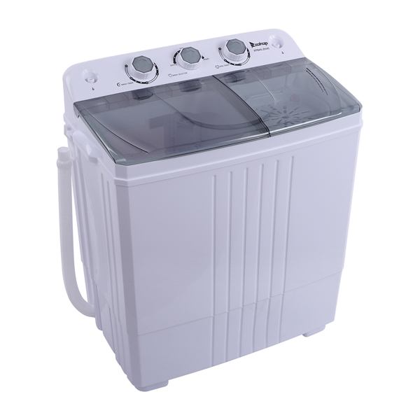 美规 XPB45-ZK45 16.5lbs 洗衣机 110V 400W 双桶 带排水泵 塑料 灰色盖板 半自动-9