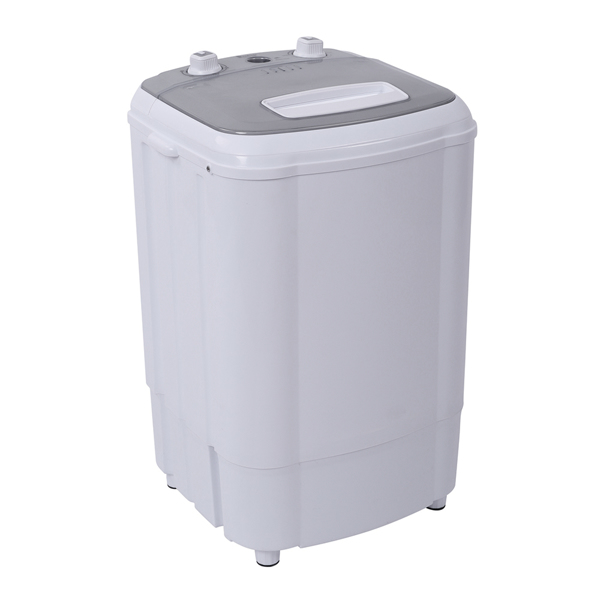 美规 XPB38-ZK3 10lbs 洗衣机 110V 370W 洗脱一体 带排水泵 塑料 灰色盖板 半自动-11