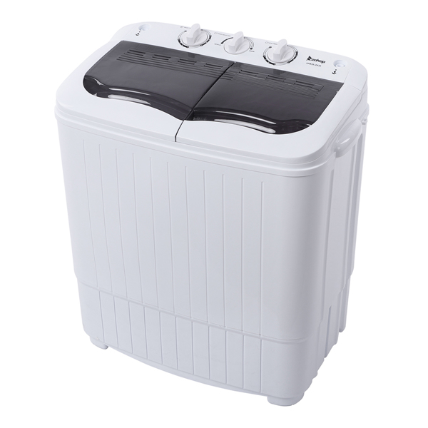 美规 XPB35-ZK35 14.3Lbs 洗衣机 110V 360W 双桶 塑料 灰色盖板 半自动-40
