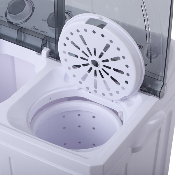 美规 XPB45-ZK45 16.5lbs 洗衣机 110V 400W 双桶 带排水泵 塑料 灰色盖板 半自动-17