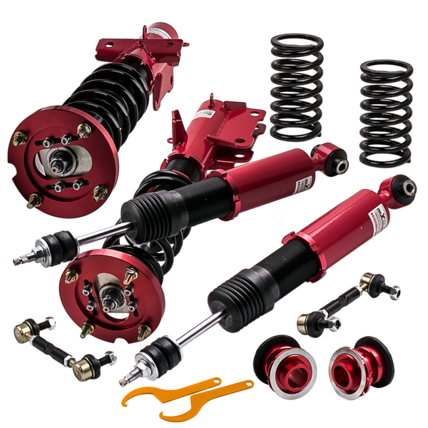 弹簧减震24 Ways Adjustable Damper Coilover Suspension Shocks Fit for Ford Mustang 2005-2014-1