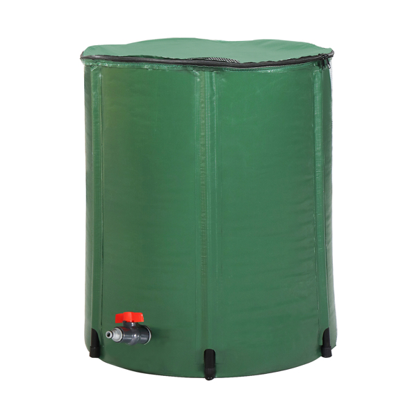 50gal 绿色 PVC 集雨桶 带刻度 N002-1