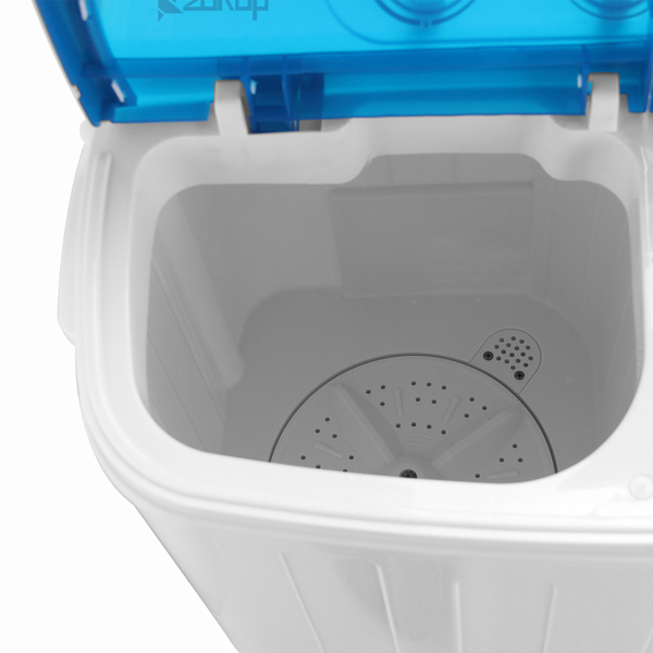 ETL标准美规 XPB46-RS4 13.4lbs 洗衣机 110V 550W 双桶带排水泵 塑料 蓝白 半自动-3