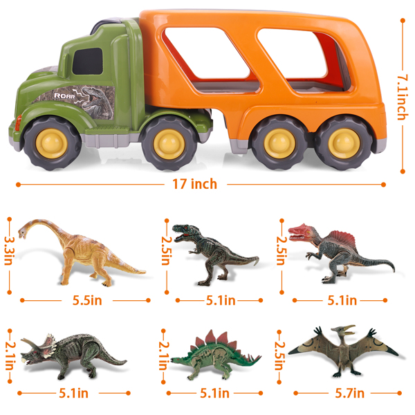 恐龙车玩具套装(周末无法发货，谨慎下单)-7