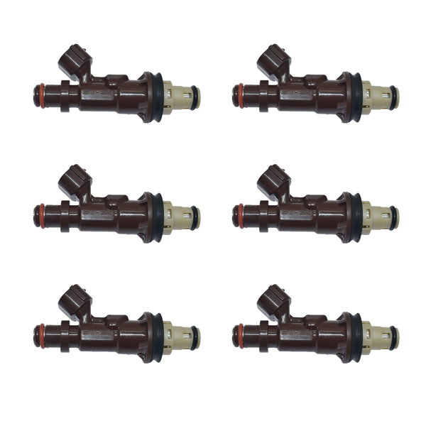 喷油嘴6Pcs Fuel Injector With Connector Plug Harness Pigtail Wire  Replacement For Toyota Tacoma Tundra 4Runner V6 3.4L23250-62040-3