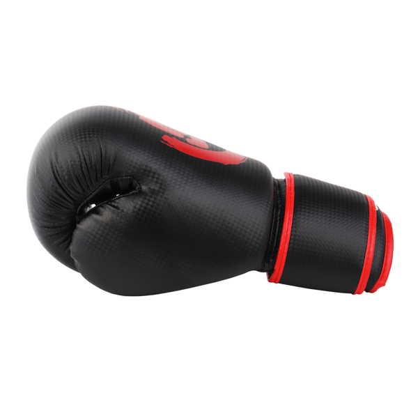 12Oz 黑色 PVC+压缩海绵 拳击手套 搏击训练 N001-6