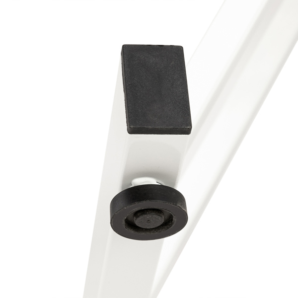 PVC皮铁框架 73in 靠背腿角度可调 带小凳 美容床 白色 HZ015-25