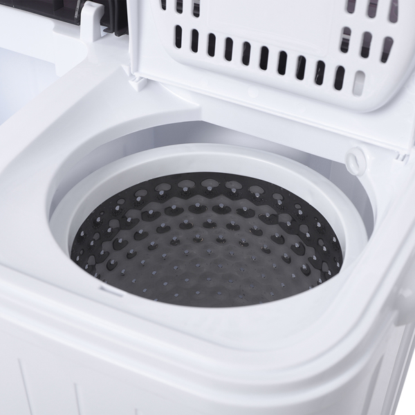 美规 XPB35-ZK35 14.3Lbs 洗衣机 110V 360W 双桶 塑料 灰色盖板 半自动-12