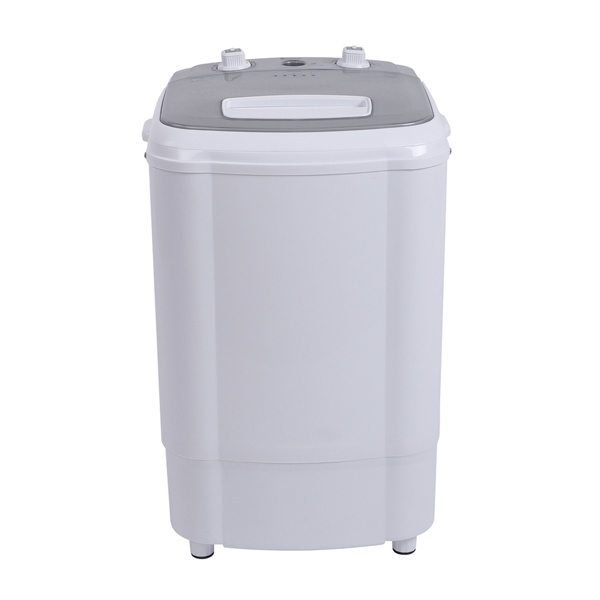 美规 XPB38-ZK3 10lbs 洗衣机 110V 370W 洗脱一体 带排水泵 塑料 灰色盖板 半自动-7
