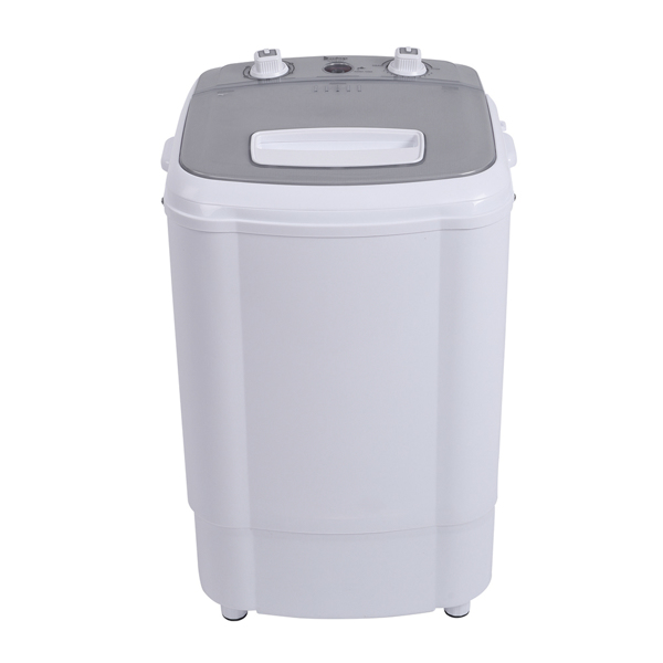 美规 XPB38-ZK3 10lbs 洗衣机 110V 370W 洗脱一体 带排水泵 塑料 灰色盖板 半自动-9