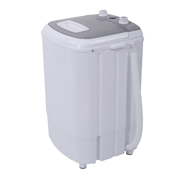 美规 XPB38-ZK3 10lbs 洗衣机 110V 370W 洗脱一体 带排水泵 塑料 灰色盖板 半自动-14