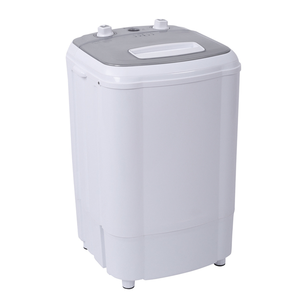 美规 XPB38-ZK3 10lbs 洗衣机 110V 370W 洗脱一体 带排水泵 塑料 灰色盖板 半自动-4