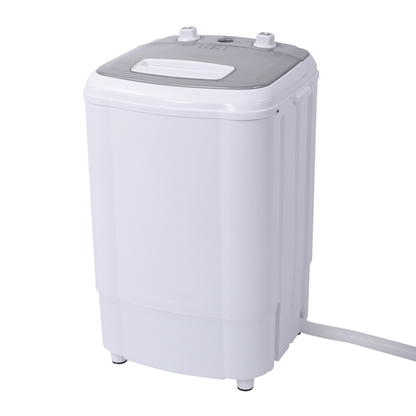 美规 XPB38-ZK3 10lbs 洗衣机 110V 370W 洗脱一体 带排水泵 塑料 灰色盖板 半自动-5