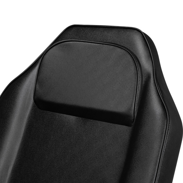 PVC皮铁框架 73in 靠背腿角度可调 带小凳 美容床 黑色 HZ015-41