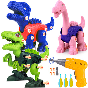 （亚马逊禁售）3合1拆装恐龙玩具