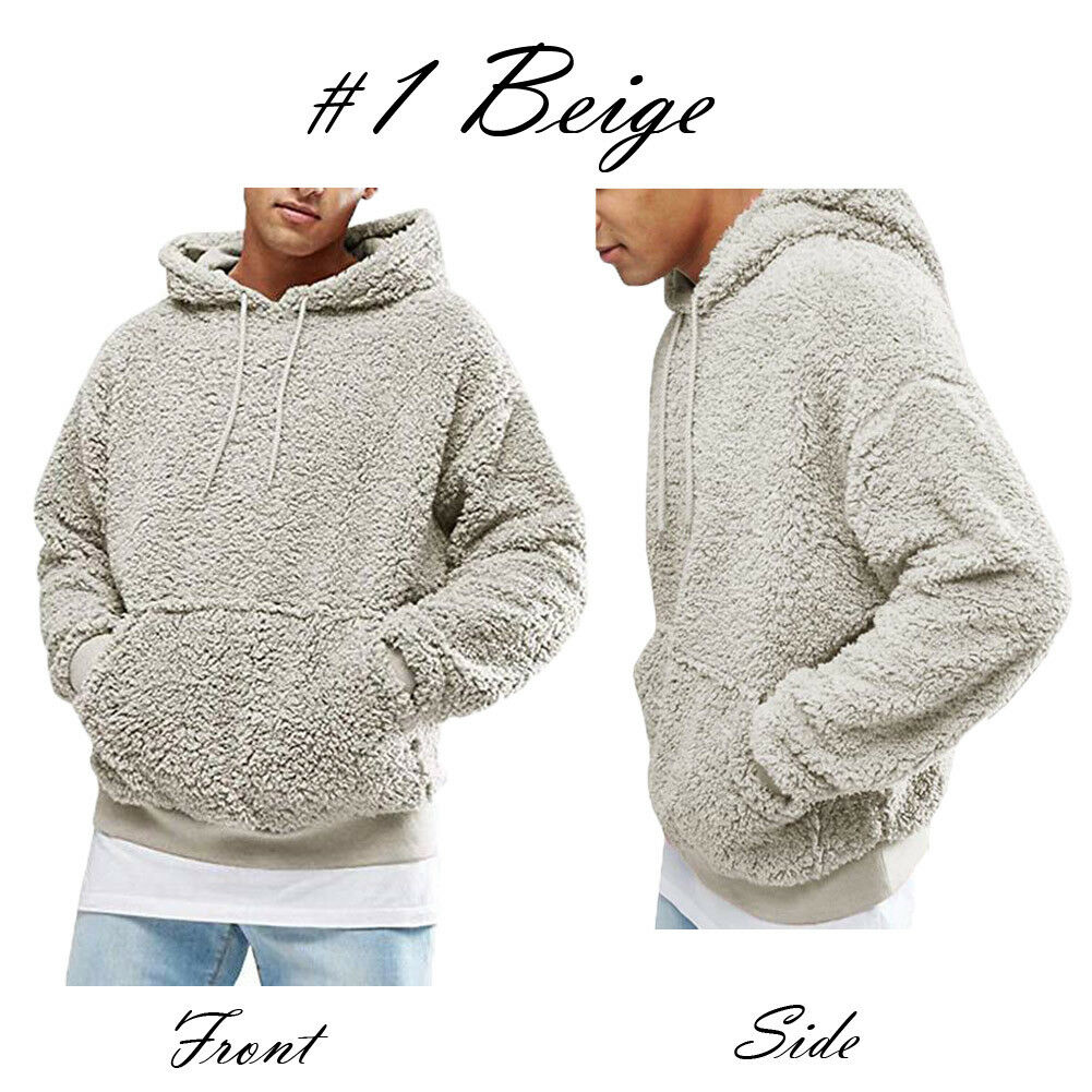 New Autumn Fashion Hoodies Male Warm Fleece Coat Hooded Men Brand Sweatshirts