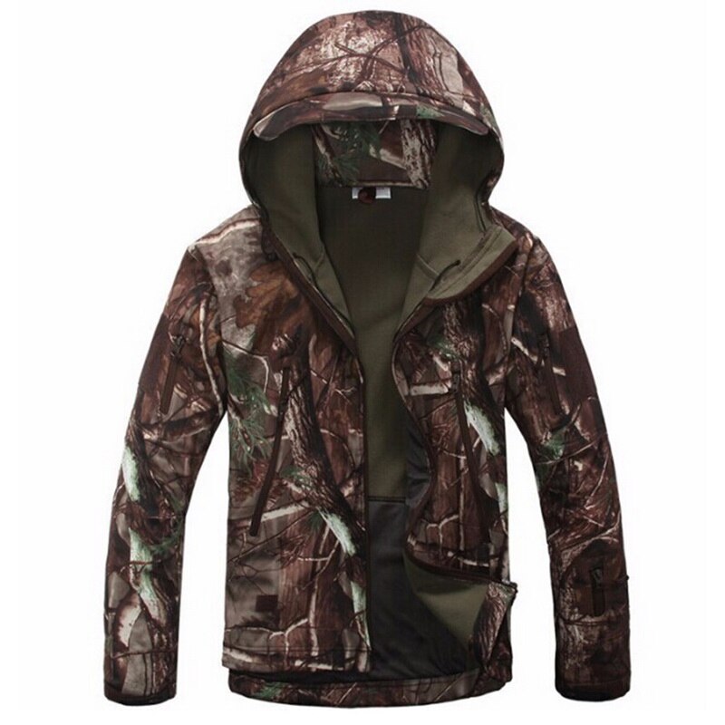 Spring Outdoor Military Jacket Men Fashion Camouflage Printed Waterproof Overcoat Casual Windbreaker Hooded Coat