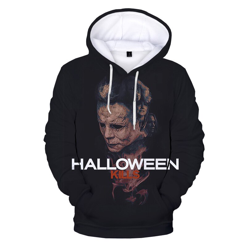 Halloween 3D Print Hoodie Sweatshirts Michael Myers Harajuku Streetwear Hoodies Men Women Autumn Casual Oversized Pullover