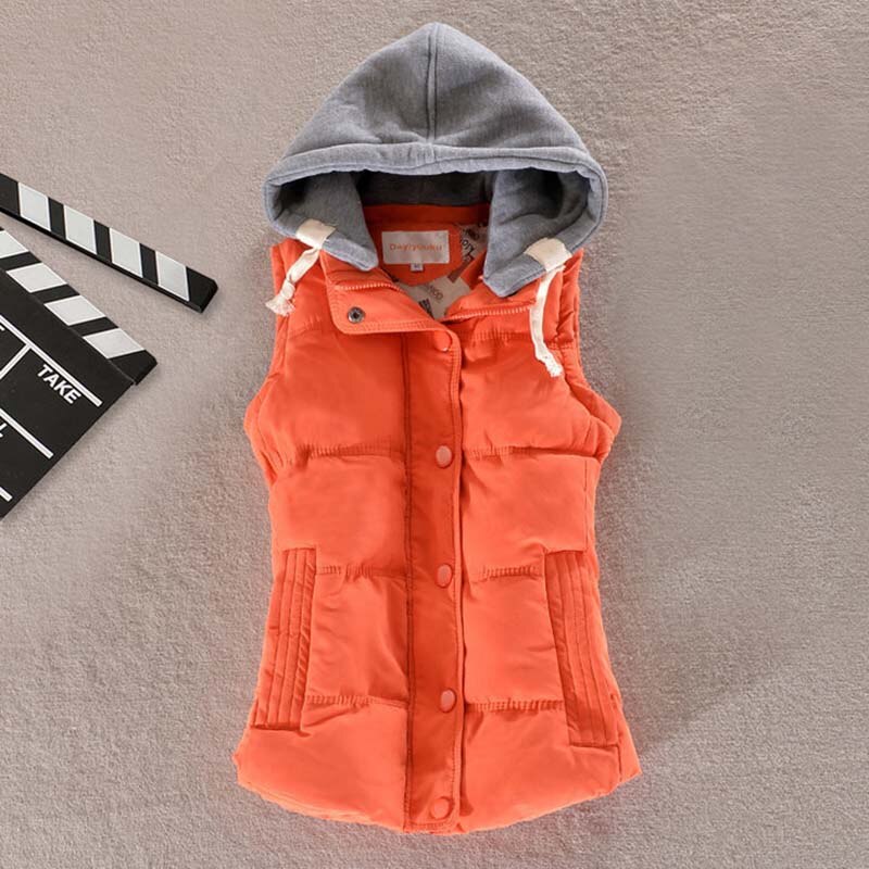 New Women Sleeveless Jacket Winter Ultralight White Duck Down Vest Female Slim Women's Windproof Warm Waistcoat Plus Size